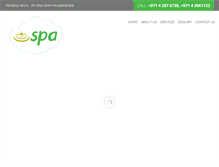 Tablet Screenshot of dubaispaclub.com